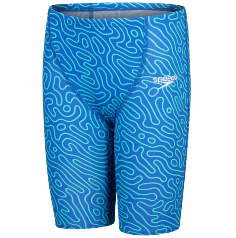 Speedo Fastskin Junior Endurance High Waisted Jammer Cobalt Pop Green